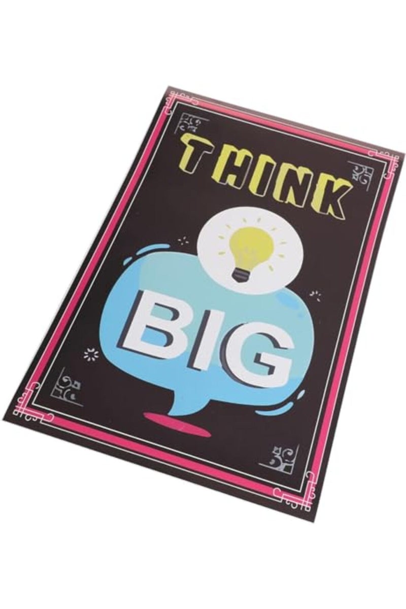 BPA® Think Big Motivational Poster Inspirational Success Wall Art Quote Wall Sticker For School, Home, Office | 11 X 17 Inch - Image 2