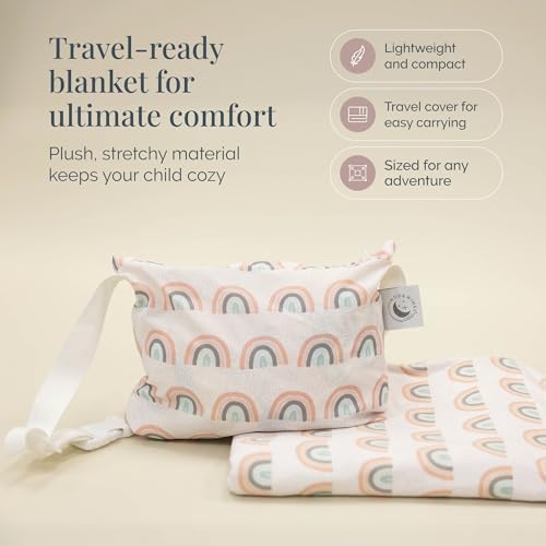 Beddy's Beddys Kids Travel Blanket for Airplane or Car Packable with Portable Carrying Case Bag Super Soft Cozy DualSided Lightweight Blanket Perfect for Travelers Road Trips and Camping - Image 3