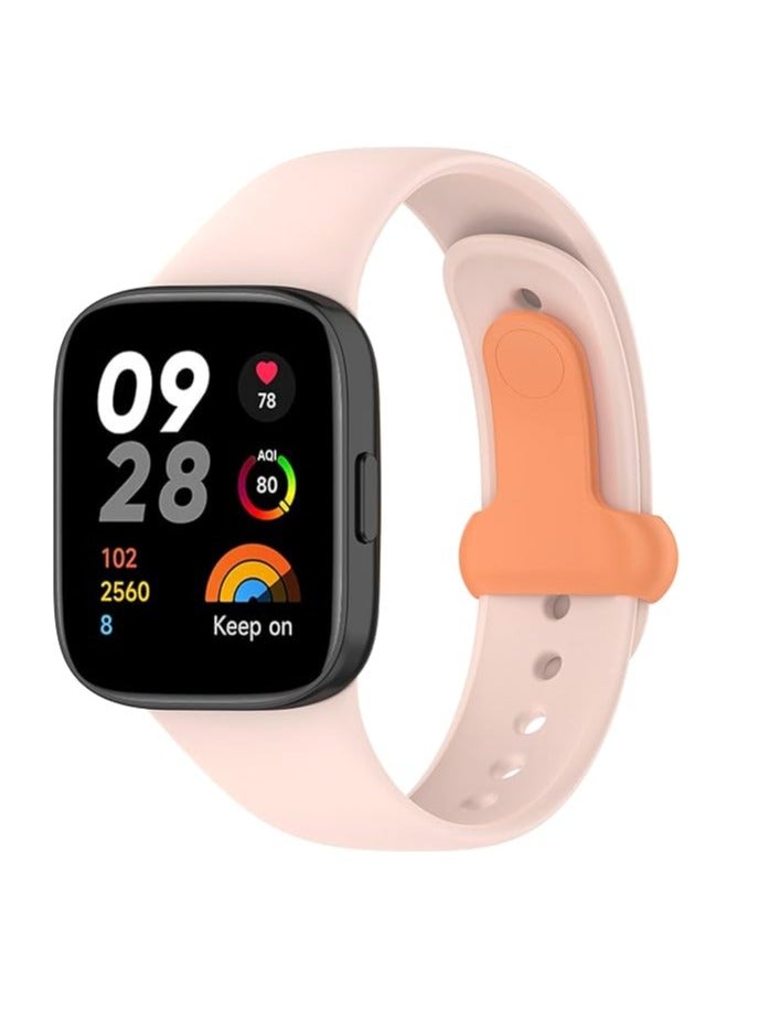 Strap for Xiaomi Redmi Watch 3 / Xiaomi Mi Watch Lite 3 Strap, Silicone Watch Strap Buckles Sport Silicone Watch Band,Bracelet Replacement Wristband Wrist Strap - Image 3