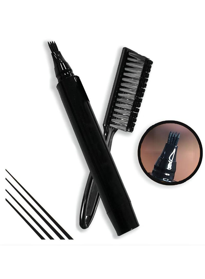 Men Beard Growth Pen Facial Hair Moustache Repair Shape Regrowth Pen Beard Enhancer Nourish Shaping Anti Hair Loss Styling Kit - Image 4