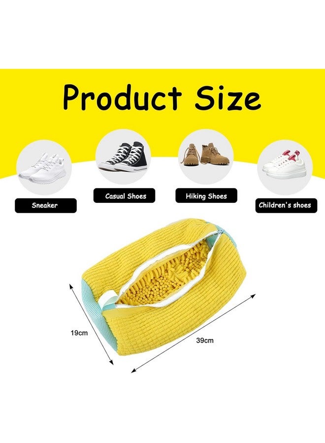 Kresal Kresal Reusable Shoe Washing Machine Bag, 360° Protection Trainer, Washing Machine Bag with Zipper, Heavy-Duty Laundry Shoe Bag, Shoe Cleaning Bag for Sneakers, Trainers, Running Shoes & Delicates - Image 5