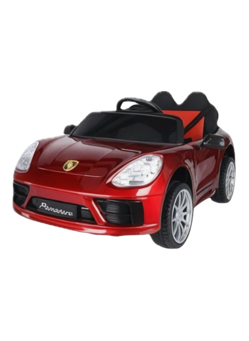 Cute ninos Kids Electric Car with 12V Battery and 380W Dual Motors, Remote Control, Interactive Lights with Music, Openable Doors, and Great Entertainment Features 