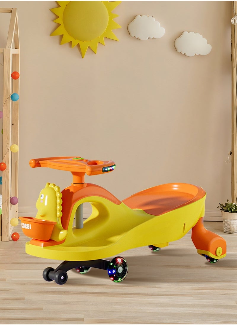 YES!TWOGO - Ride on Push Car for Kids Lightweight Balance Swing Car for Outdoor Indoor with Silent Wheels and Storage Basket for 1 to 6 Years Boys and Girls - Image 1