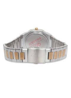 Fitron Men's Gold/Silver Wrist Watch with Gold Dial and Arabic Numbers  - Image 3