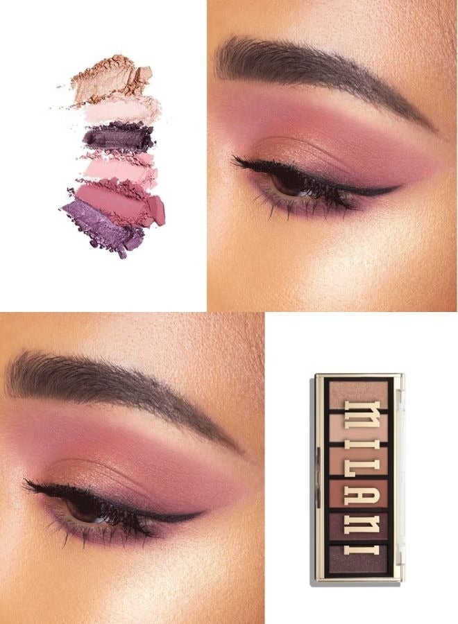 Milani Most Wanted Eyeshadow Palette – 140 Rosy Revenge | 6 Highly Pigmented Shades, Blendable Matte and Shimmer Finishes, Long-Lasting, Travel-Friendly, Vegan & Cruelty-Free - Image 2