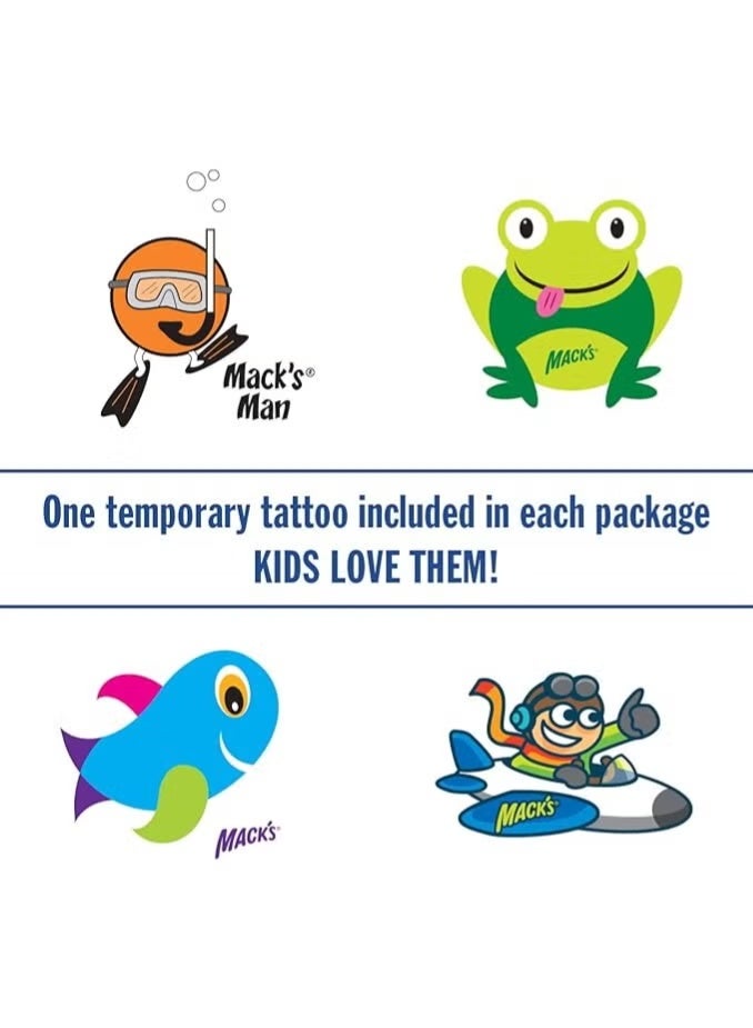 Mack's Kids Pillow Soft Earplugs - 6 Pair | The Original Moldable Pillow Soft Silicone Putty Ear Plugs for Sleeping, Snoring, Swimming, Travel, Concerts and Studying | Color: Orange - Image 3