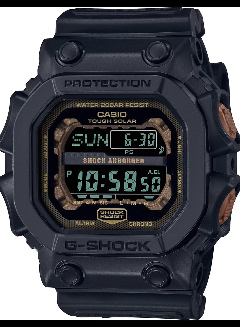 CASIO ساعة يد رقمية من الراتنج باللون الأسود للرجال GX-56RC-1DR - Image 3