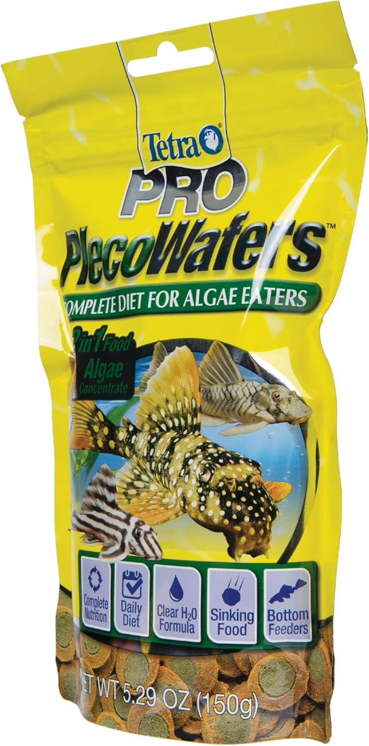 Tetra PRO PlecoWafers 529 Ounces Nutritionally Balanced Vegetarian Fish Food for Bottom Feeders Concentrated Algae Center - Image 5