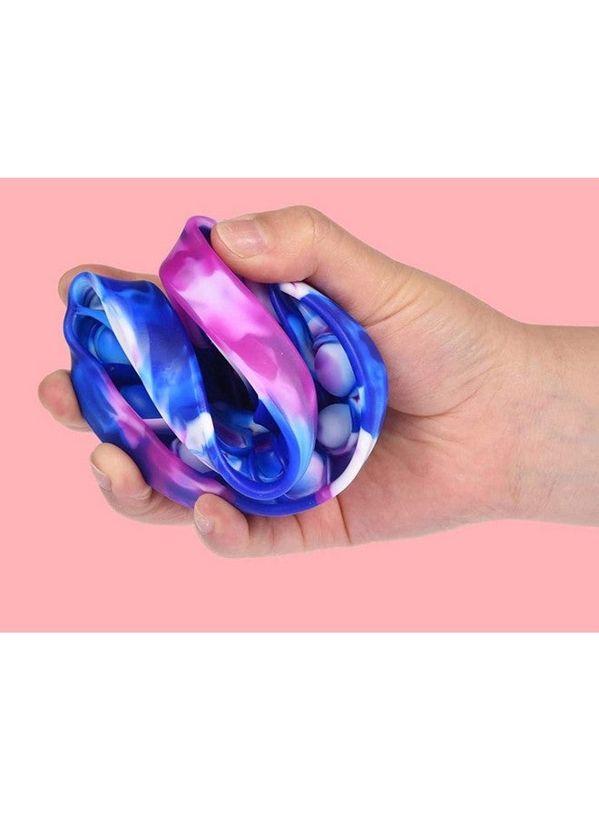 فنبلاست مجموعة FunBlast Pop it (عبوة من لعبتين Popit)، ألعاب أطفال، ألعاب فيدجيت، لعبة Pop it، لعبة Push Pop Bubble Fidget الحسية، لعبة تخفيف التوتر Fidget الحسية، هدايا مبتكرة للبنات والأولاد والأطفال (19) - Image 3