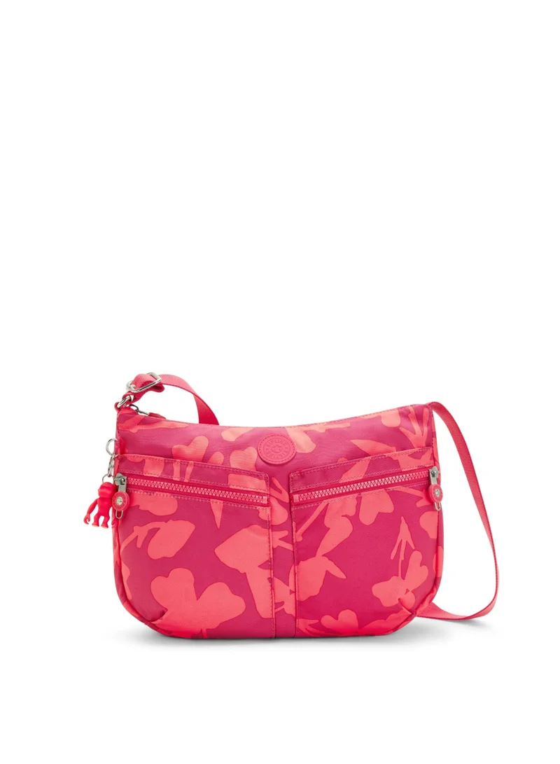 kipling Izellah Medium Crossbody Bags Coral Print,For Women