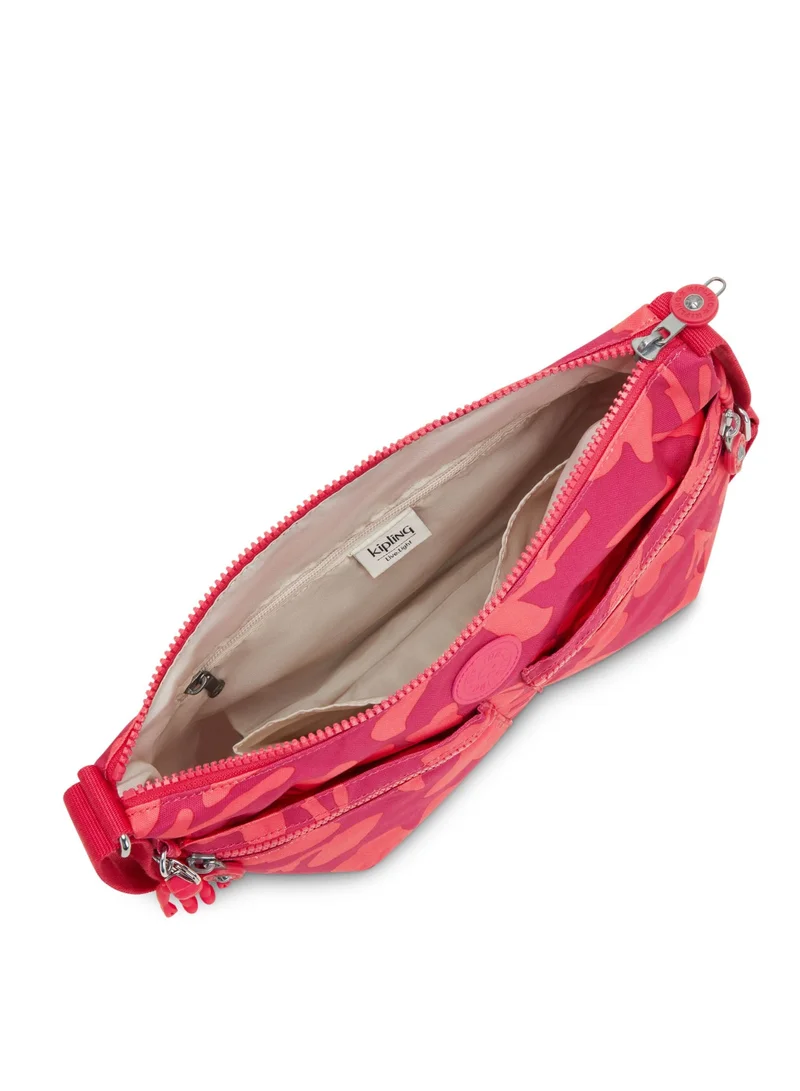 kipling Izellah Medium Crossbody Bags Coral Print,For Women