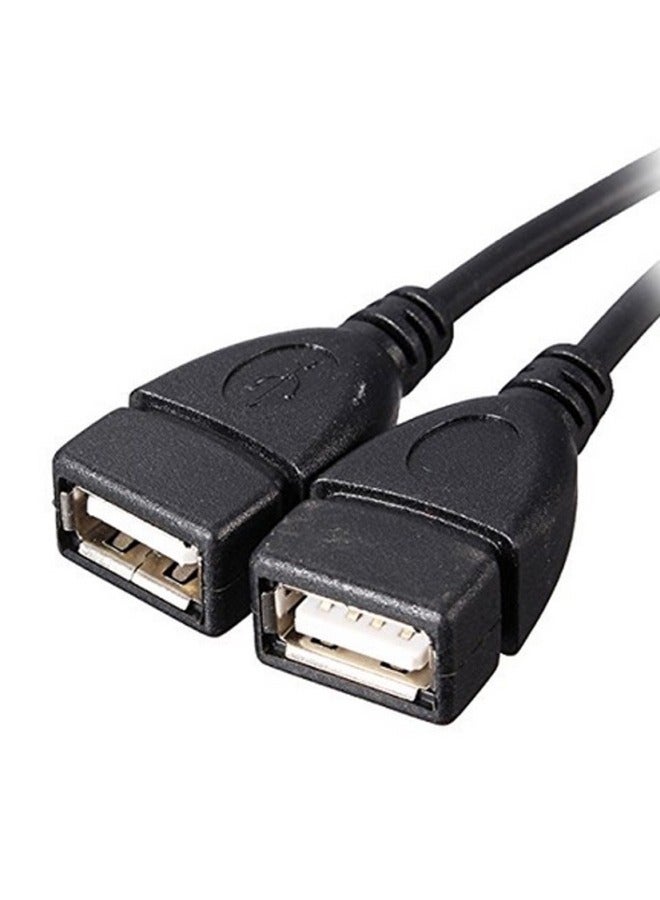 general USB 2.0 A Male to 2 Dual Female - Image 2