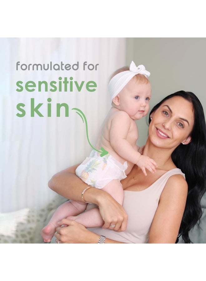 PureBorn حفاضات بيور بورن العضوية من الخيزران للأطفال الحجم 1 | حفاضات بأسلوب الشريط مضادة للحساسية | حتى 5 كجم | عبوة من 6x34 عدد 204 | تصميمات متنوعة - Image 4