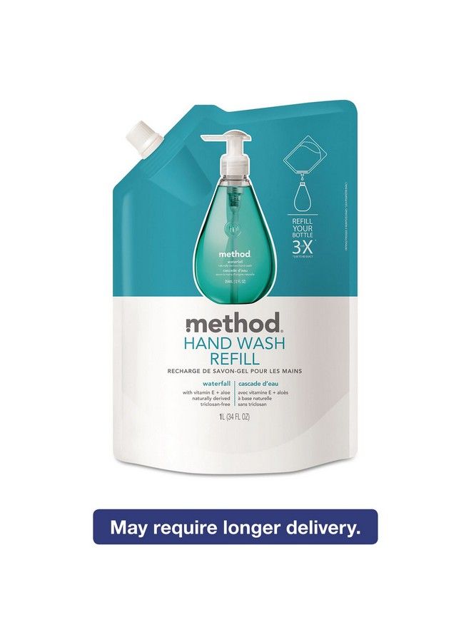 Method Gel Hand Wash Refill Pouch Waterfall 34 Ounce - Image 3