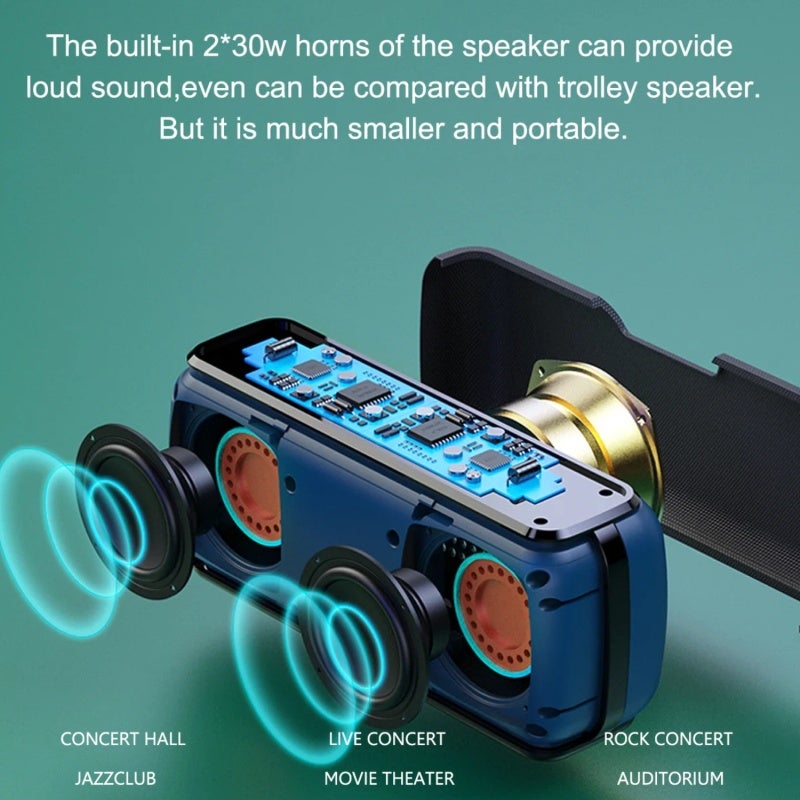 XDOBO X8 II 60W outdoor high-power plug-in wireless BT speaker subwoofer small stereo - Image 4