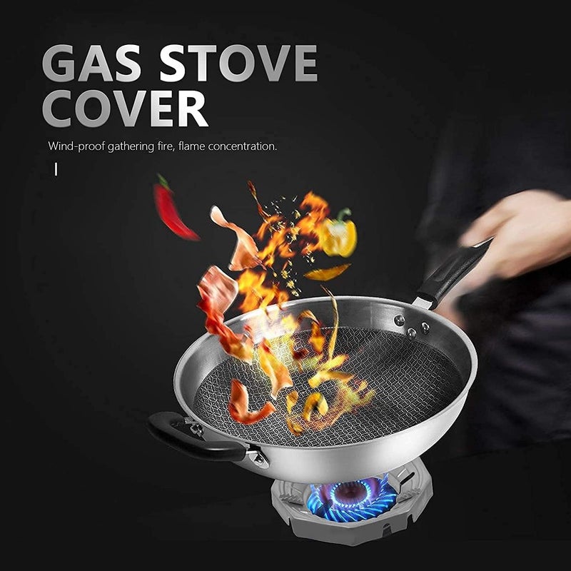 OZAWA Gas Stove Burner CoverStand Integrated Molding Strong Durable Gas Saver Jali Home Gas Stove Fire Windproof Energy Saving Stand - Image 4