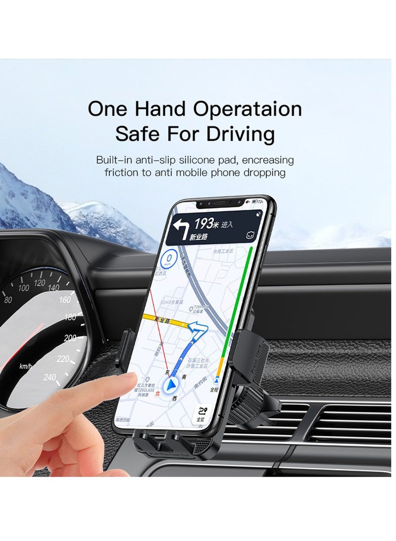 Yesido C136 Angle Rotation Cellphone Air Outlet Clip Mount Bracket Car Phone Holder For Air Vent Black - Image 5