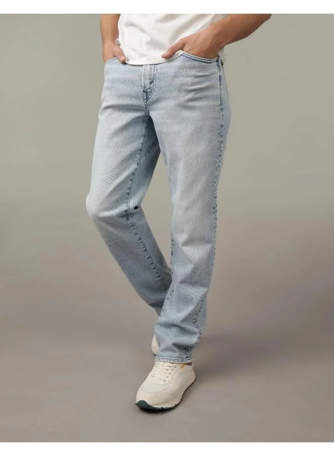 American Eagle Light Wash Essential  Straight Fit Jeans