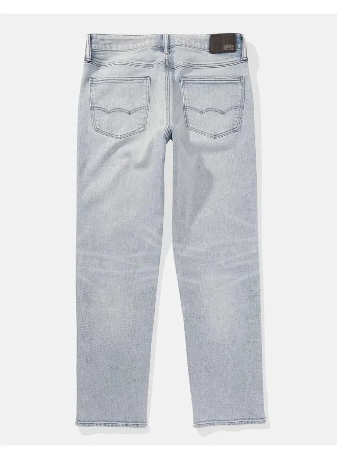 American Eagle Light Wash Essential  Straight Fit Jeans