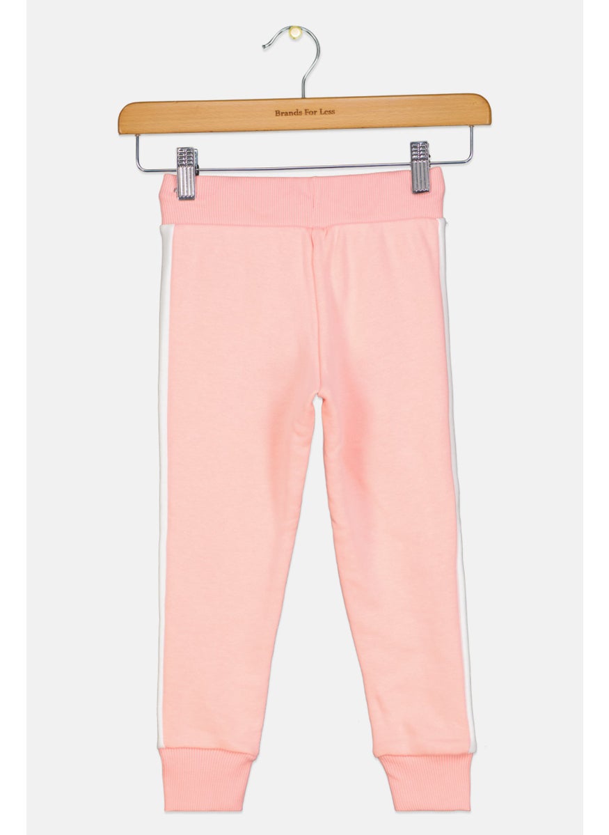 PUMA - Toddlers Girl Embroidered Logo Sweatpants, Pink - Image 1