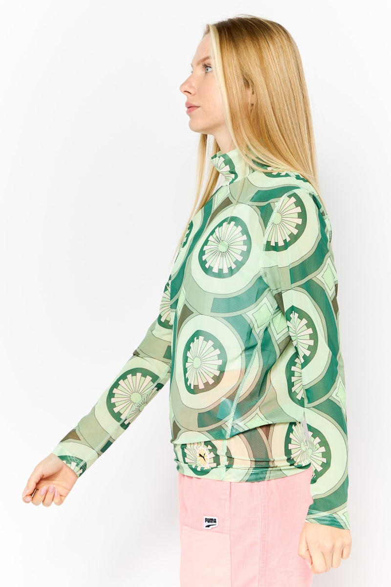 PUMA Women Sportswear Fit Long Sleeve Outdoor Tops, Multicolor - Image 2