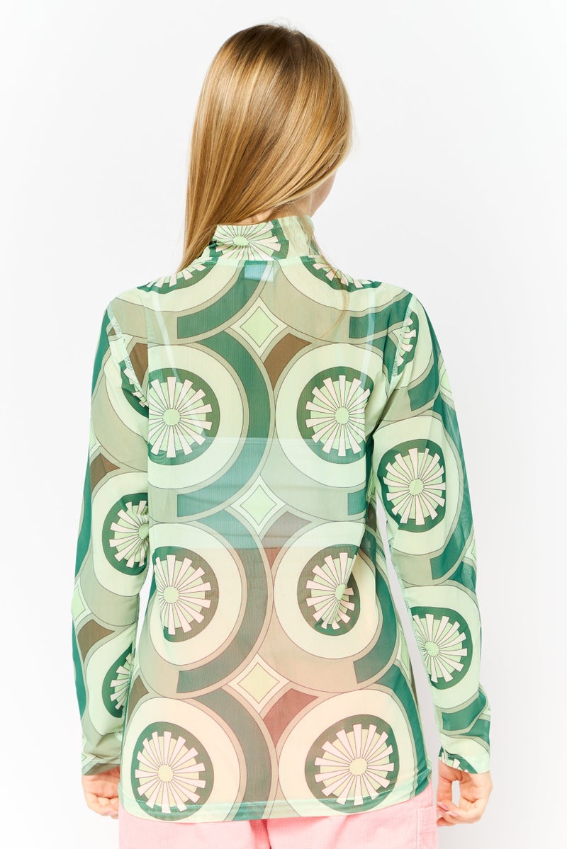 PUMA Women Sportswear Fit Long Sleeve Outdoor Tops, Multicolor - Image 4