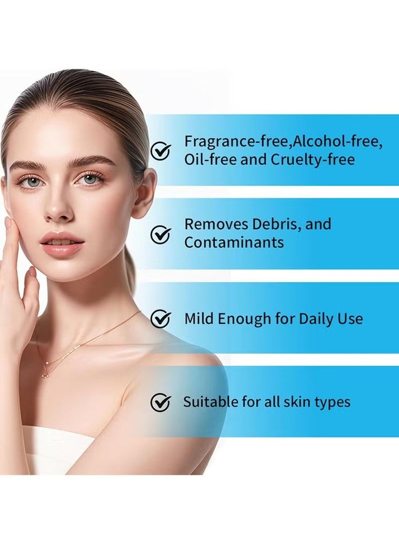 lakerain Hypochlorous Acid Spray for Face and Skin, Non-Irritating Hypochlorous Acid Spray&Eyelid Cleanser Solution to Remove Oil&Debris, Acne, Piercing Aftercare, Calm Redness, 2.2 fl oz - Image 2