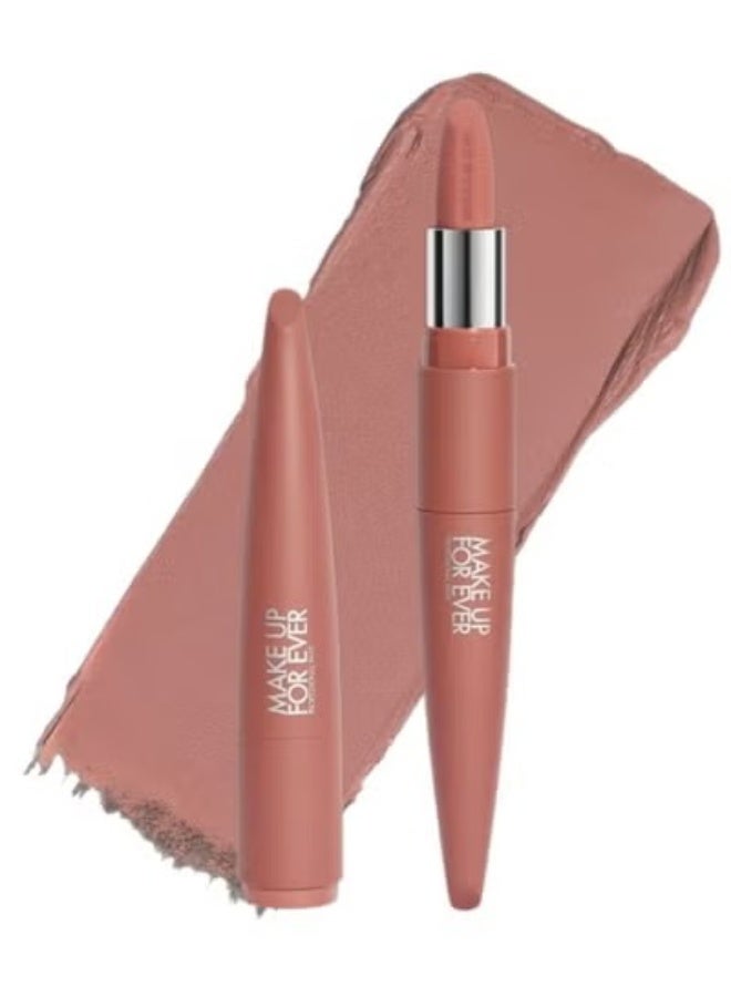 ميك اب فور ايفر أحمر شفاه روج أرتيست فيلفيت نود من ميك أب فور إيفر، 3.5 غرام - لون 105 تندر نود (روزوود نود) - لون شفاه ناعم غير لامع، يدوم طويلاً، ومريح - Image 1