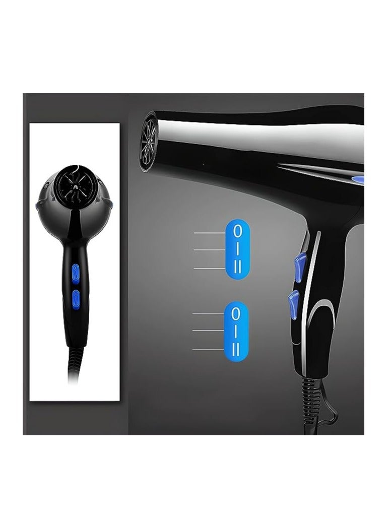Hair Dryer 2200W Professional Powerful Hair Dryer Fast Heating Hot And Cold Adjustment Ionic Air Blow Dryer with Air Collecting - Image 3