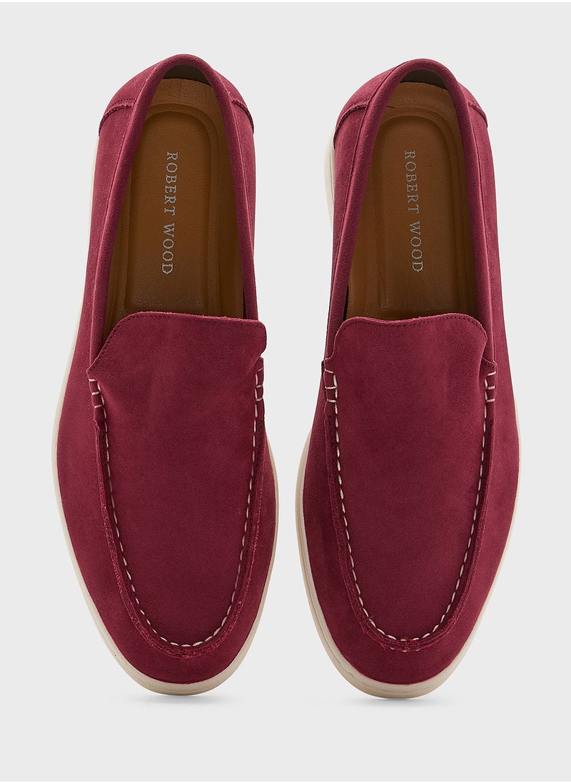 Robert Wood - Casual Suede Loafers - Image 1