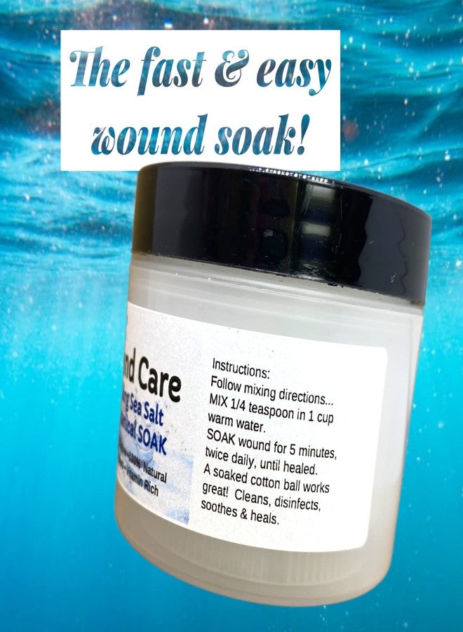 Urban ReLeaf Wound Care ! Soothing Sea Salt & Botanical SOAK ! Clean and Calm Wounds. Gentle, Effective, Non-iodized, 100% Natural. Vitamin Rich - Image 3