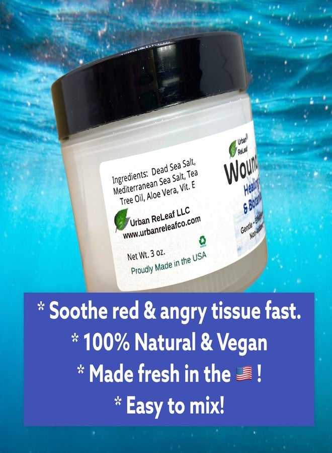 Urban ReLeaf Wound Care ! Soothing Sea Salt & Botanical SOAK ! Clean and Calm Wounds. Gentle, Effective, Non-iodized, 100% Natural. Vitamin Rich - Image 5