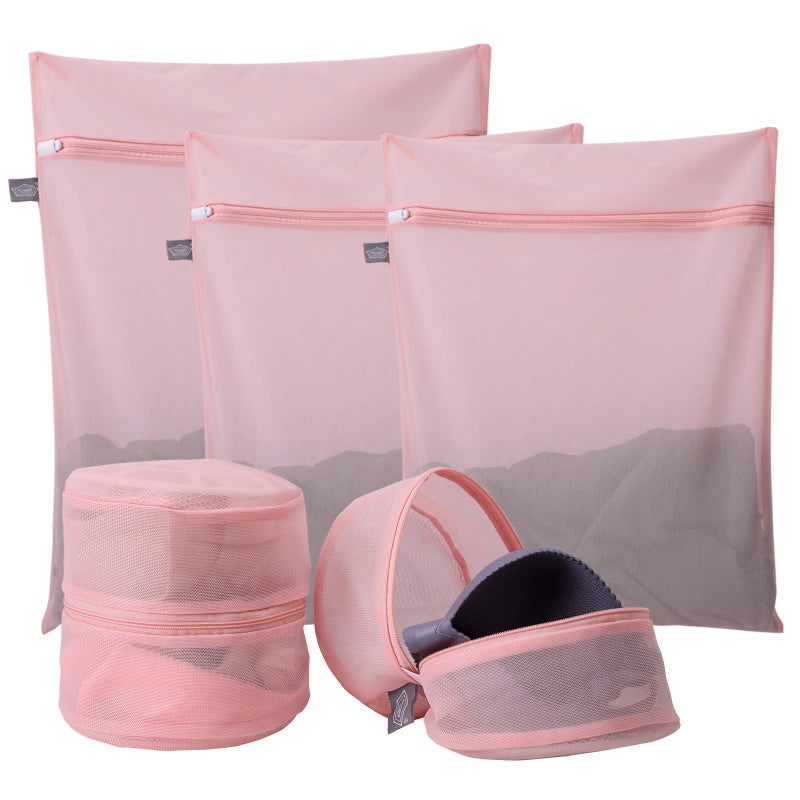 Kimmama Laundry Bag Mesh Wash Bags,Washing Machine Wash Bag,Net Washer Sack with Zipper,Dryer Pouch for Cleaning and Drying Cloths,Garment,Sweater,Delicates,lingerie,Bra,Pant,Sock,Toys,Shoes - Image 1