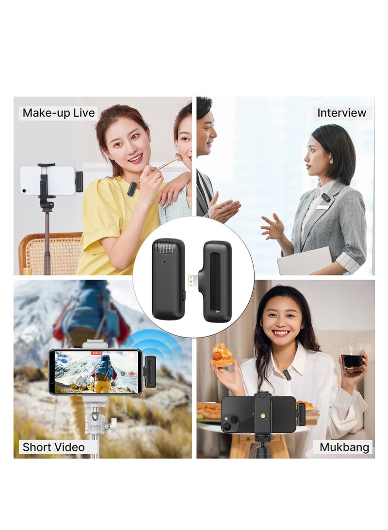 Ulanzi J11 Wireless Lavalier Microphone System for Smartphones (Lightning)  - Image 4