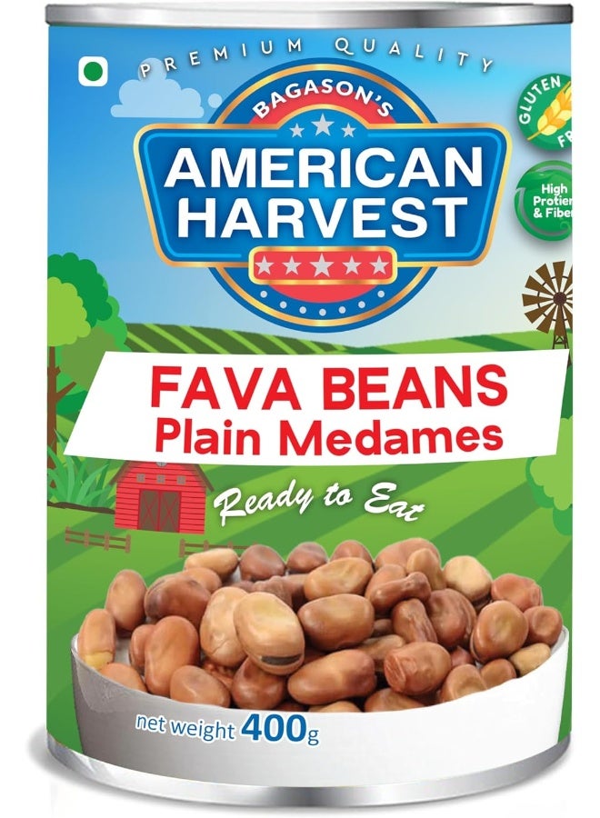 American Harvest American Harvest Foul Medammes - Fava Beans Easy Open Can, 400 gm - Image 1