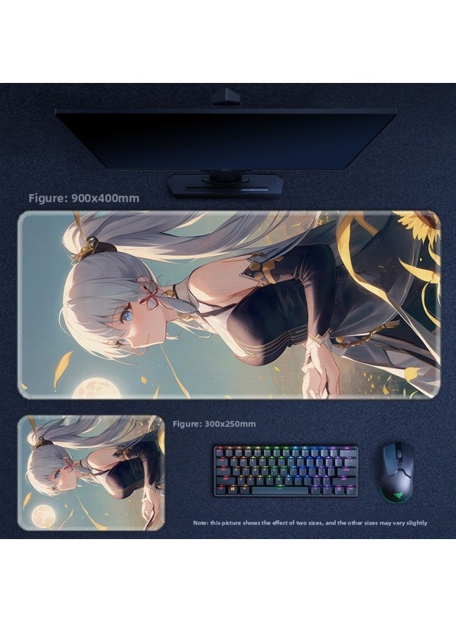 Shen Li Ling Hua Mouse Pad Keyboard Pad Student Office Game-Color:700x300x3mm-Pattern:Ayanhua 114 In God