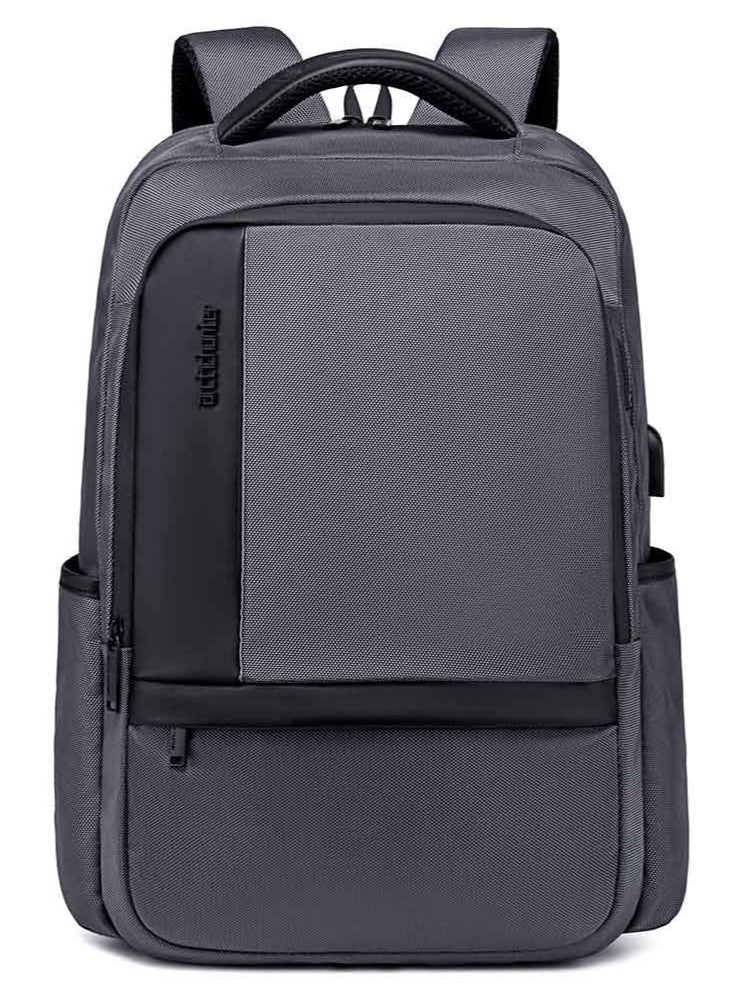 Classic Travel Laptop Backpack, School Bag with USB Charging Port and Laptop Compartment for Men and Women,Grey - pzsku/Z57CF6D6050A3E06572A3Z/45/_/1688420335/44061d9c-9584-4ec4-bf38-65fcbc275d61