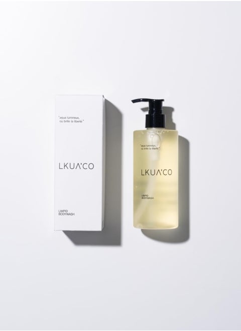 LKUA'CO | Limpid Body Wash, Swim Chlorine Removal, Vegan, Odor Care, Low-Stimulation, pH-Balanced, Luxurious Hydration for Dry Skin, Cleanser with 24hr Renewing MicroMoisture, Made in Korea