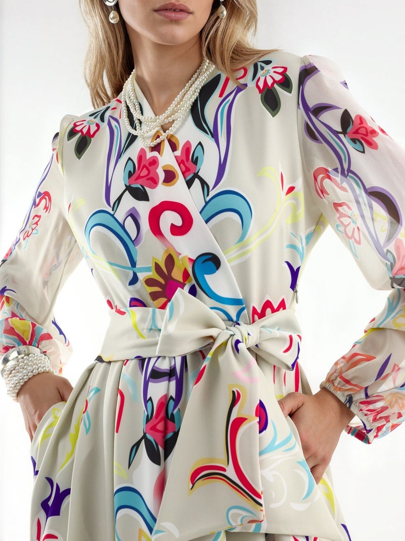 Jennyfer Floral Print Maxi A-Line Dress - Image 4