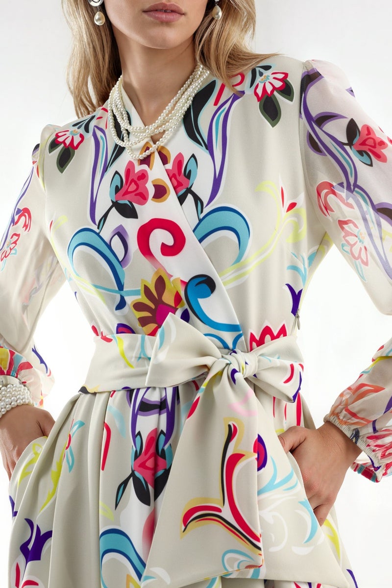 Jennyfer Floral Print Maxi A-Line Dress - Image 4