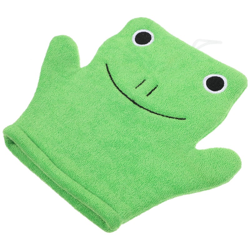 Double Sided Frog Shape Exfoliating Glove For Gentle Skin Scrubbing And Cleansing - Image 2