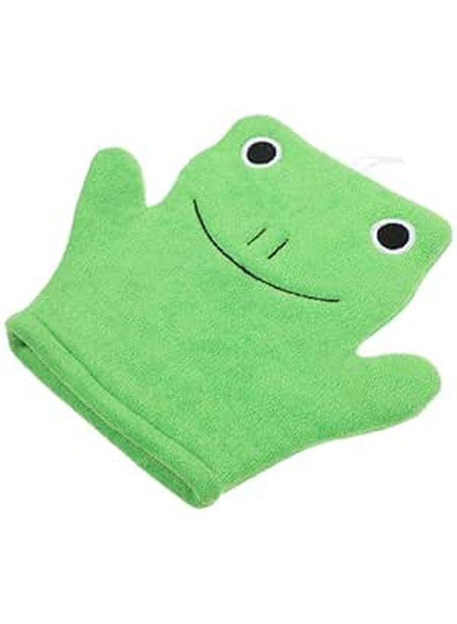 Double Sided Frog Shape Exfoliating Glove For Gentle Skin Scrubbing And Cleansing - Image 1