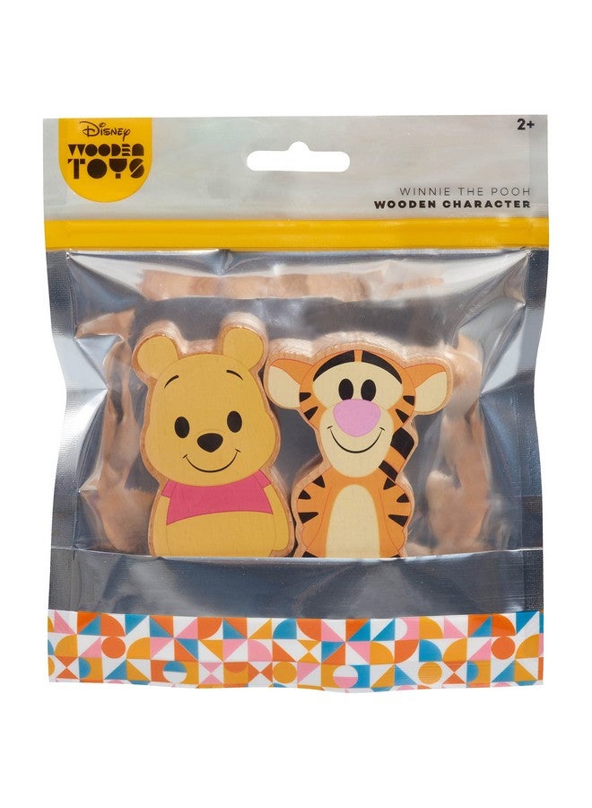 Just Play Disney Wooden Toys 2-Piece Figure Set with Winnie the Pooh & Tigger, Kids Toys for Ages 2 Up by Just Play - Image 4