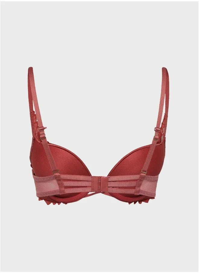 La Senza Lace Detail Plunge Bra