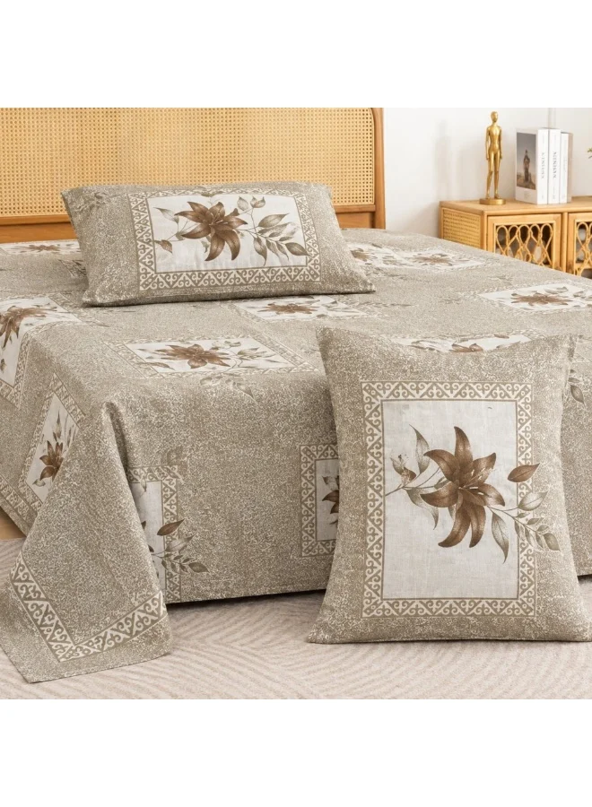 Tummy TUMMY Printed Bedsheet for Bedroom | Stylish Floral & Patterned Bed Sheet | Elegant Bedding for Home Décor | Comfortable Everyday Bed Cover for King Size Beds