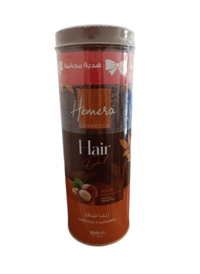 Hemera - Hair oil with keratin and shea butter 200 ml - Image 1