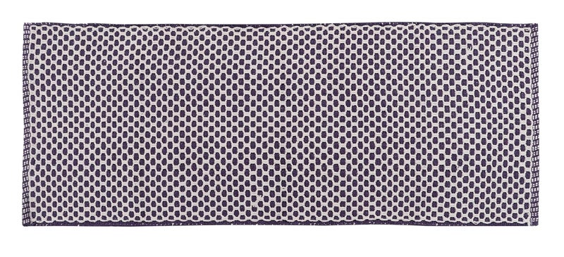 TEXTILE STUDIO Handmade Pure Cotton Bed Runner Rug (22x55 Inches) - Flat Woven, High Pile, Lightweight Laher Design, Durable, Soft, Eco-Friendly, for Bedroom, Entryway, Living Room Décor-Design-15 - Image 2