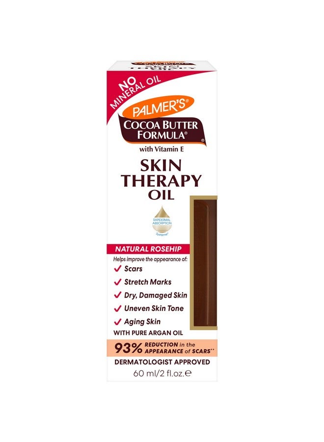 PALMER'S Palmer's Cocoa Butter Formula Skin Therapy Moisturizing Body Oil with Vitamin E, Rosehip Fragrance, 2 Ounces  - Image 2