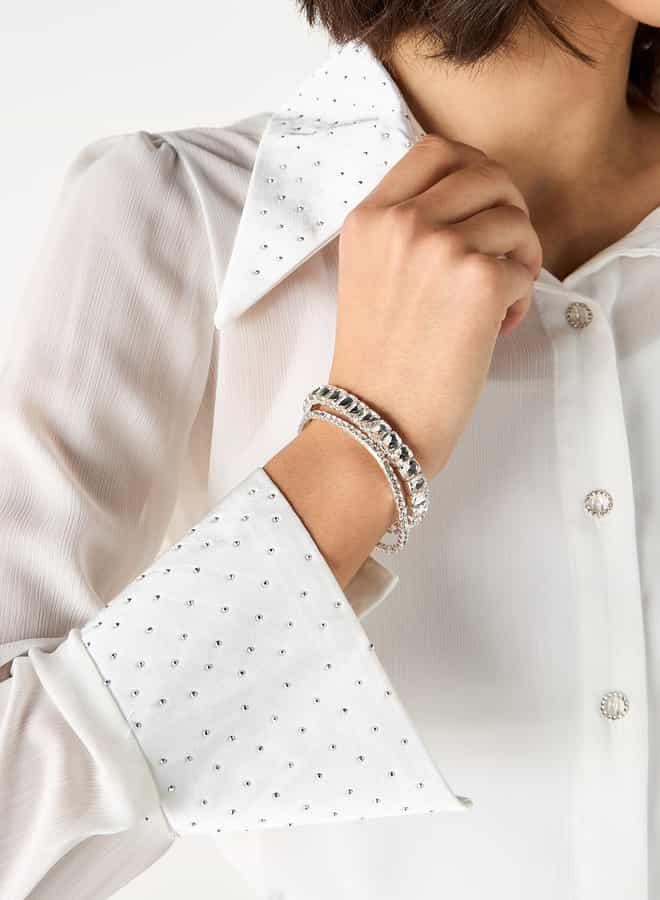 2Xtremz Embellished Shirt with Long Sleeves - Image 4