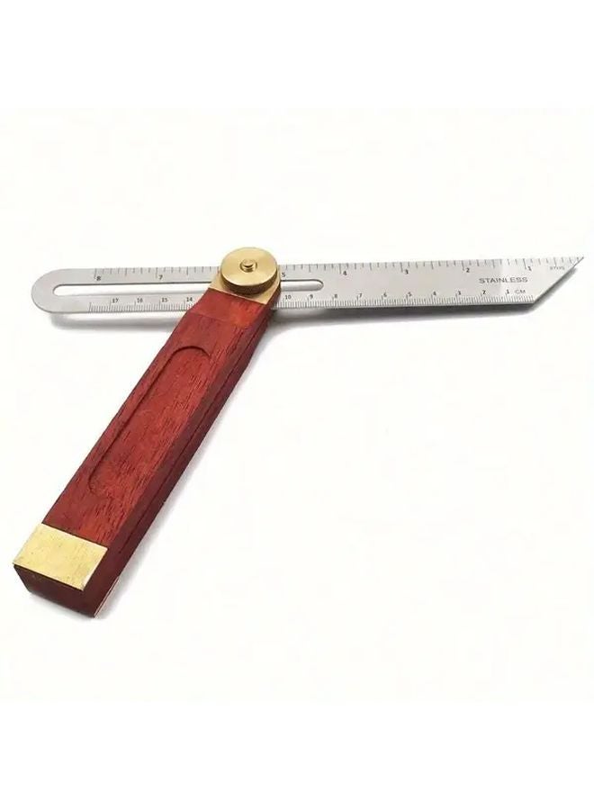 Silvery Stainless Steel T Bevel Gauge Locking Protractor 0 360 Angle Finder Rust Proof Carpentry Tool - Image 2